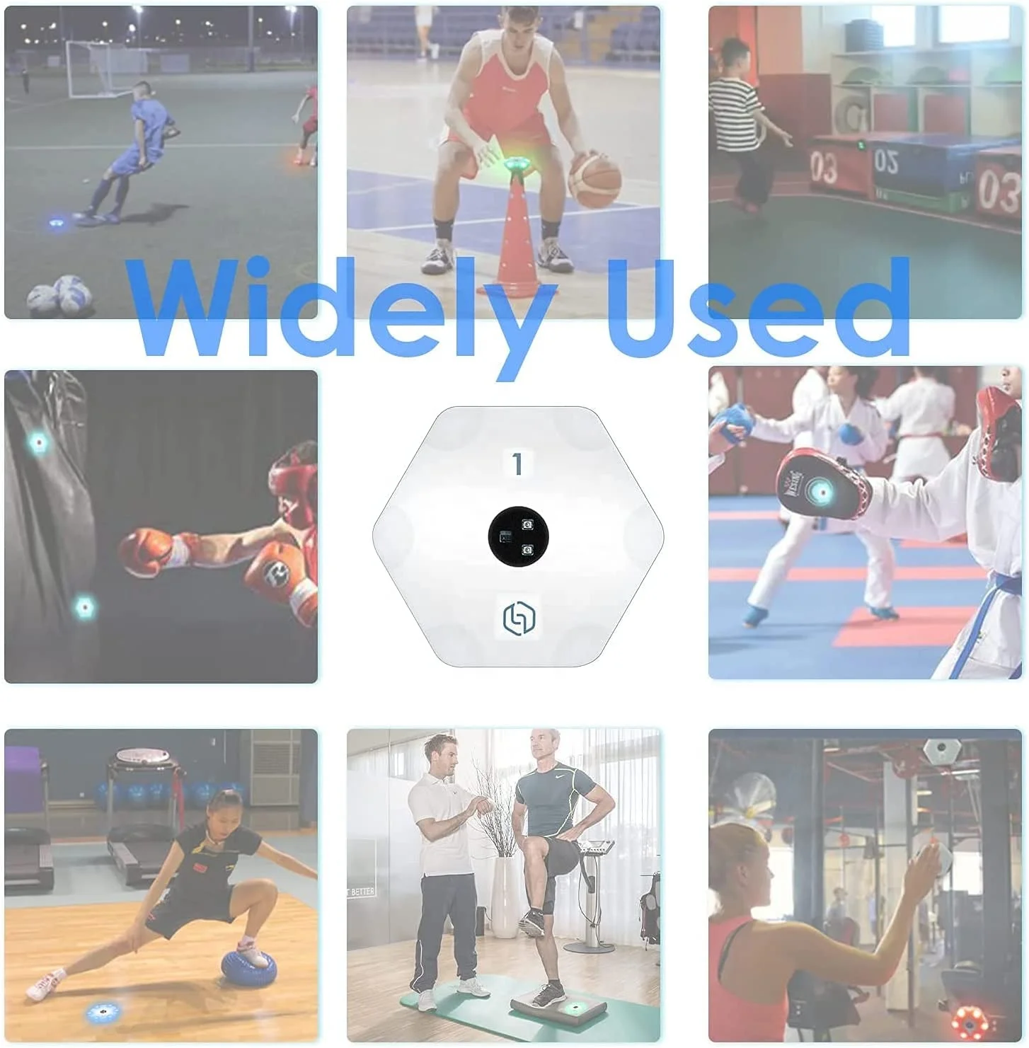 Reaction training lamp speed agile reaction equipment basketball football sports boxing fitlight blazepod handball 4+app