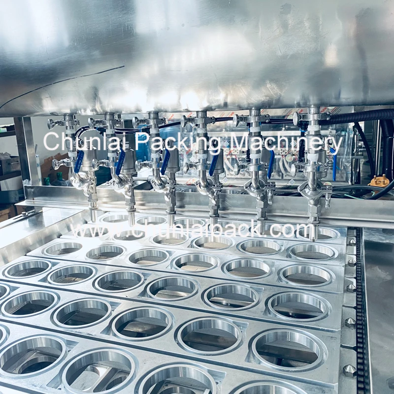 BG60A-4C Linear Type Plastic Soya-bean Soymilk Soybean Milk Cup Filling and Sealing Machine