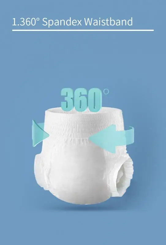 Factory Direct Selling Disposable Incontinence Adult Pants Unisex Breathable Adult Diaper Pants Underwear