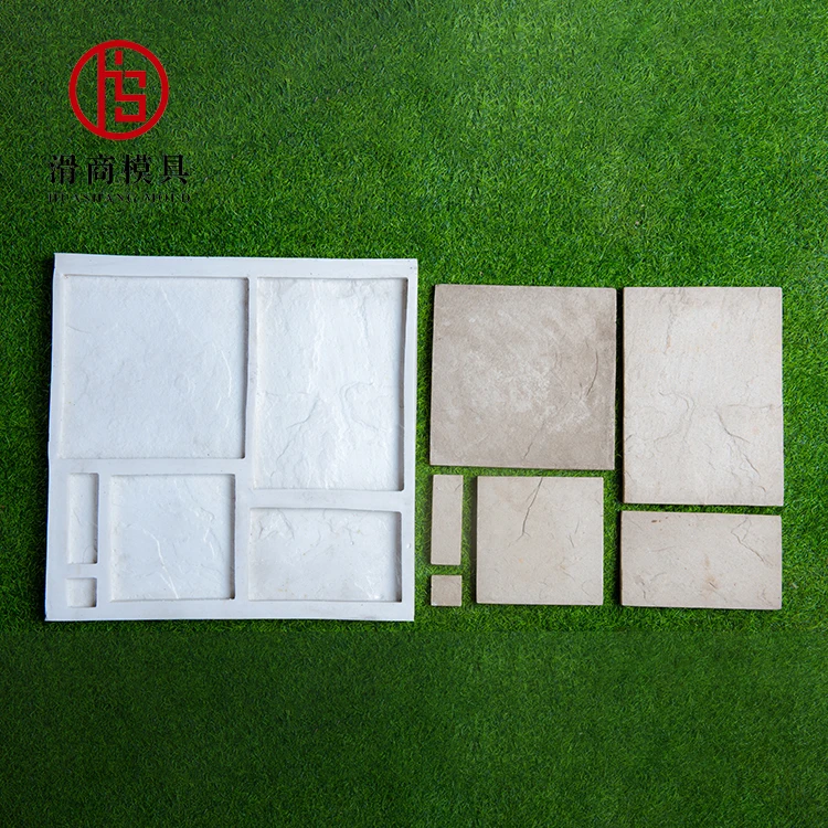 Hot sale silicone rubber artificial stone wall tile mold for veneer stone make