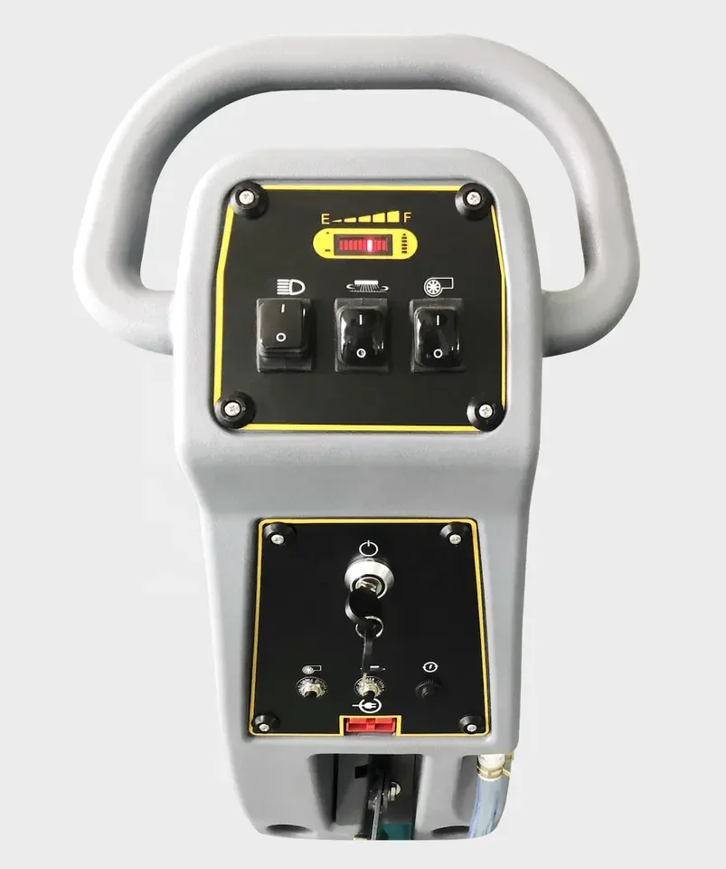 customized logo auto brush disc floor cleaning equipment walk behind electric floor scrubber machine for hot sale with CE