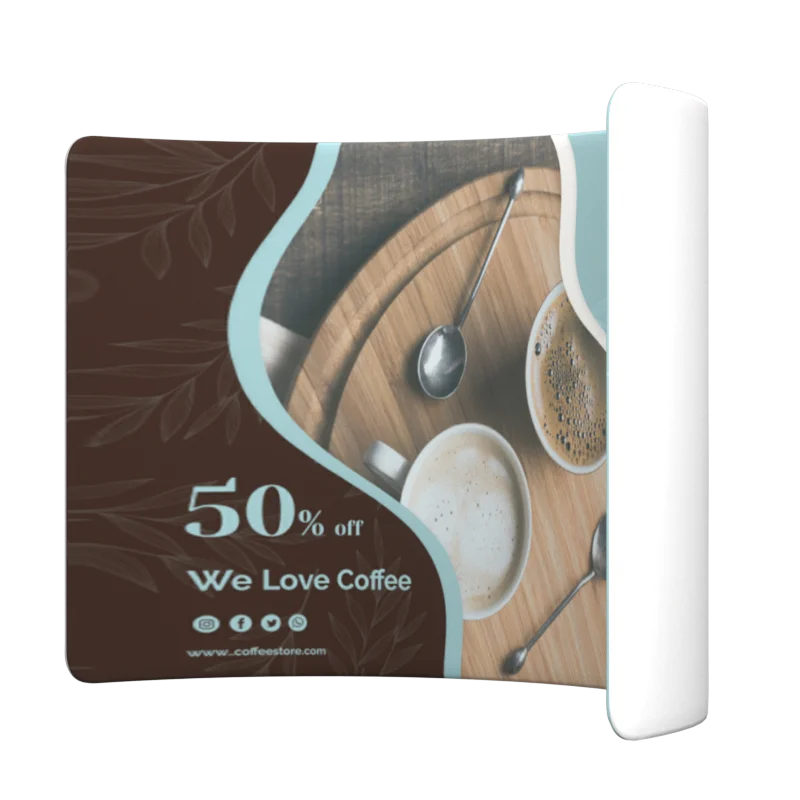 Semi Circle Custom 360 Studio Enclosure Photo Booth Backdrop for Event