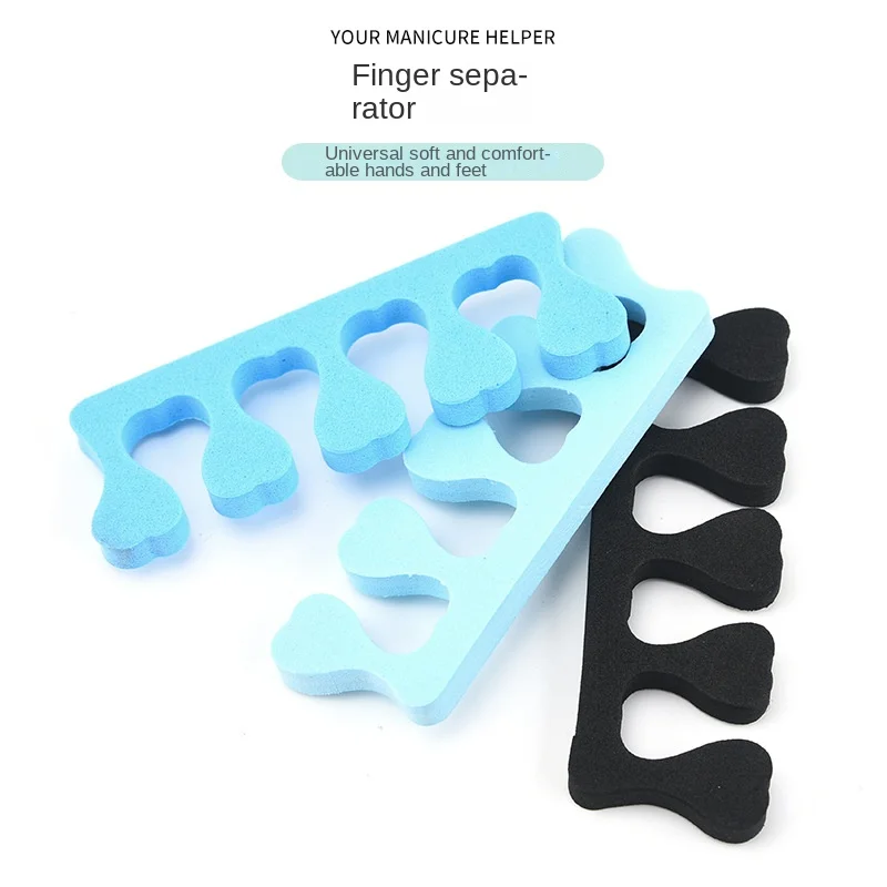 Sponge Finger Splitter Peach Heart Finger Separator Coated Gel Nail Polish Toe Separator Manicure Implement