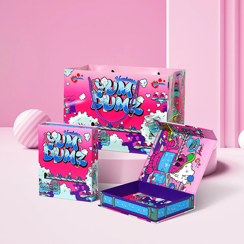 Luxury Magnetic Cardboard Hard Box Customize Logo Printed Matte Empty Boxes Clothing Cosmetic Shirt Shoes Hair Package Paper Bag