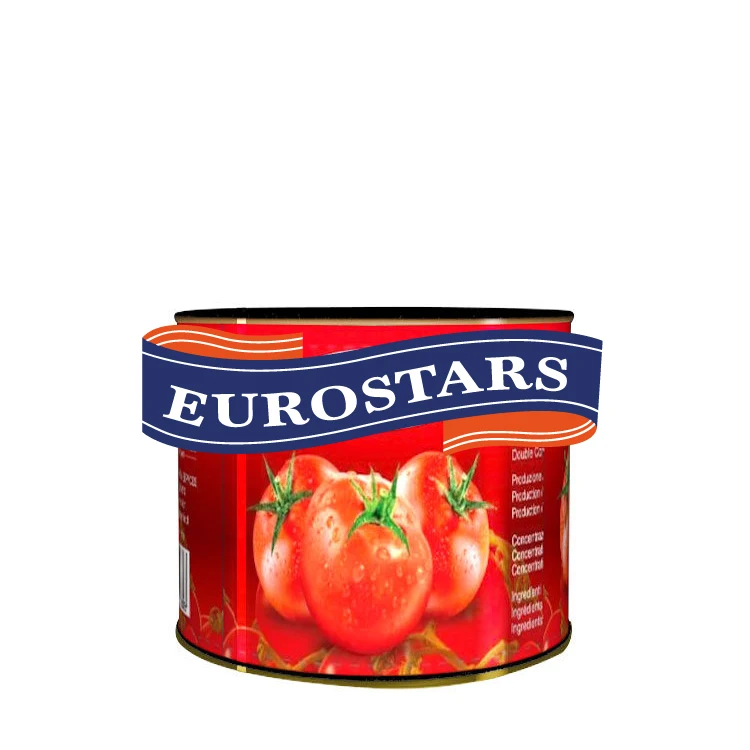 POPELAR EUROSTARS FACTORY DIRECTLY SALE FRESH TOMATO PASTE BRAND PRODUCED IN EUROPEAN Global export