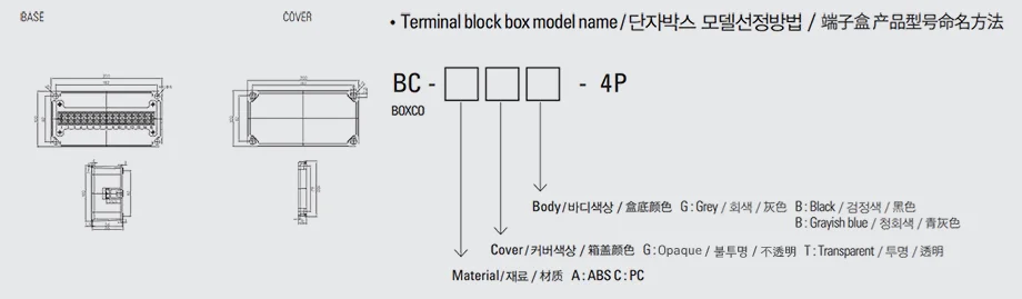 IP67 TERMINAL BLOCK JUNCTION BOX from Korea Terminal block box High quality enclosure Distribution box electrical