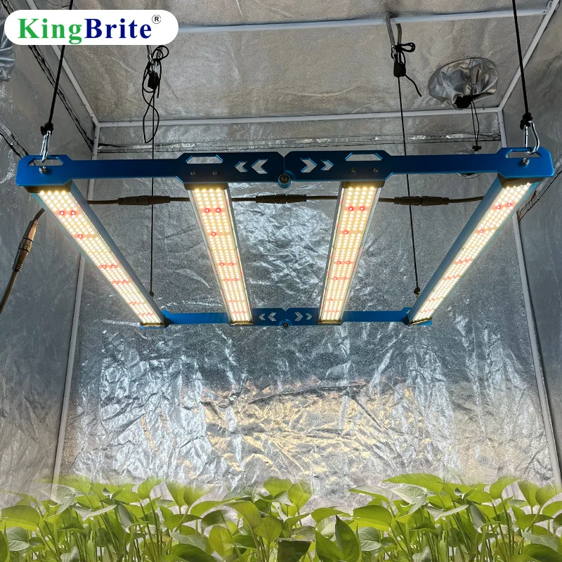 KingBrite P55 320W Samsung LM301H EVO+Osr 660nm 730nm Full Spectrum LED Grow Light for Tent 1*1M or 3*3ft