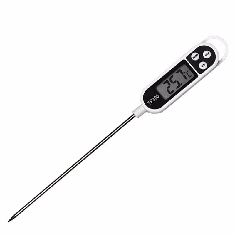 Tp300 Digital Food Thermometer Probe For Kitchen Bbq Meat Water Milk Oil Tea Soup Oven Temperature Measuring Tool