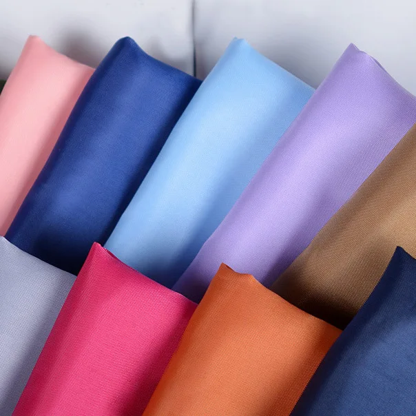 Poly Taffeta plain 210 garment lining good quality 180T taffeta lining