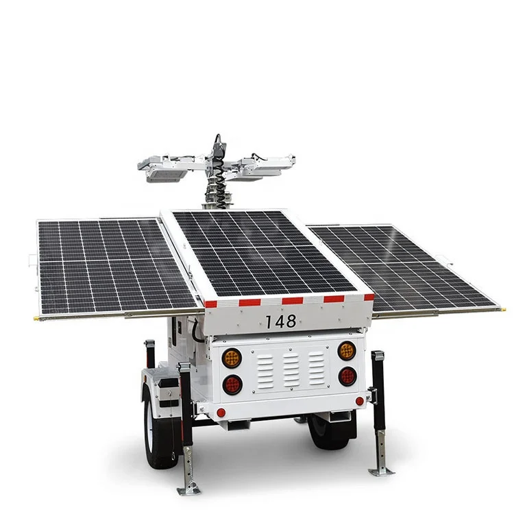 High Mast Tower Lighting Solar Mobile Trailer Vehicle Mounted Antenna