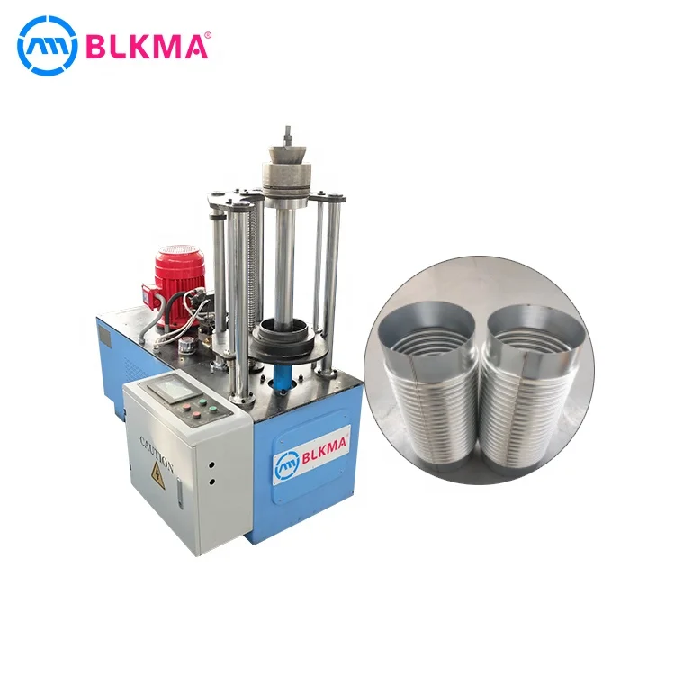 Ventilation Round bellow tube forming machine/circle beading duct  making machine from BLKMA factory