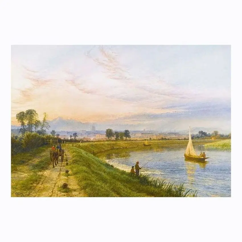 reasonable price landscape painting Wild Landscape Oil Painting Decoration Wall Art Printing Canvas