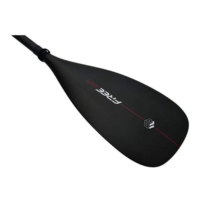 FREESEA 3 Pieces 100% Carbon Fiber Adjustable Stand Up Paddle Board Paddle, Portable Durable Floating Paddle