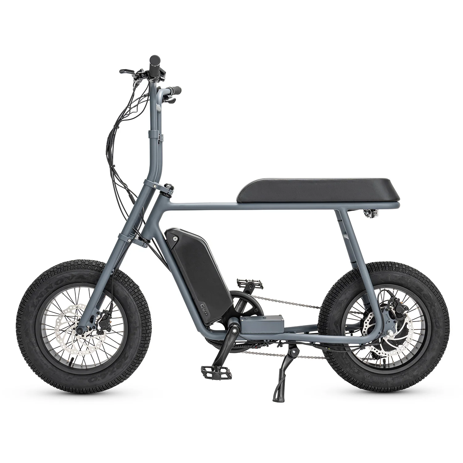 2024 Mario Retro 16  Ebike With 750W high-watt rear hub Motor Rigid fork   E -Bike Electric City Bicycle for lady or kids