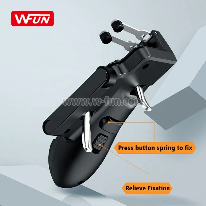 H11 Six Finger Pubg Gamepad for ipad Game  Controller Joystick with Gaming Trigger L2R2 Trigger fire button