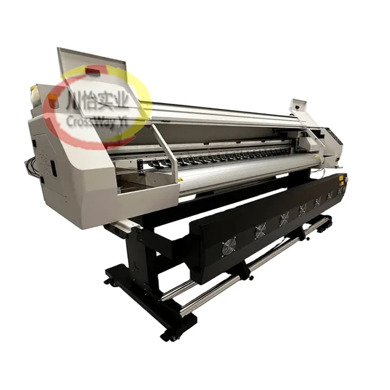 1800mm  Double Head XP600 I3200 Printhead dual Printing Speed Eco solvent Printer 1.8m