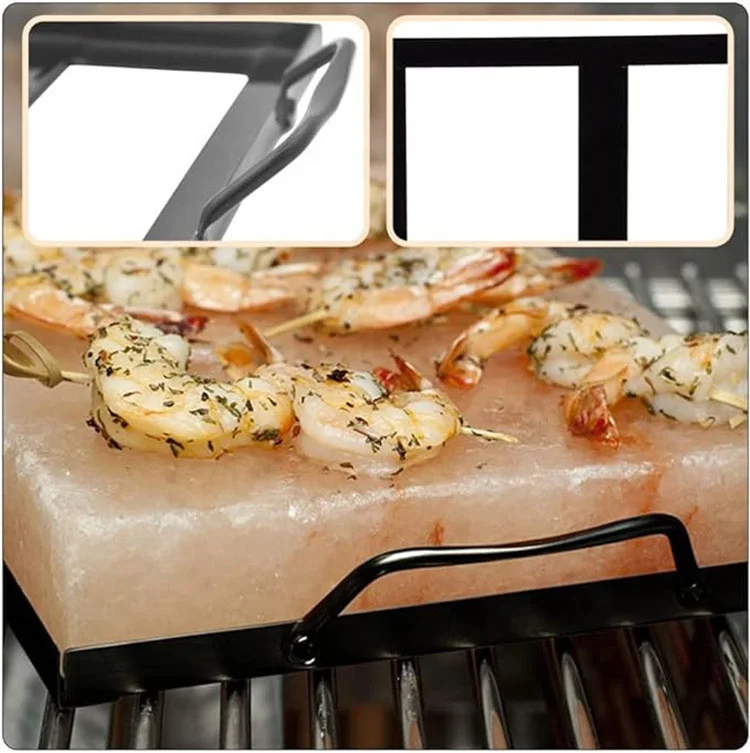 100% pure high quality Himalayan salt Block with tray for cooking and grilling 30*20*5cm salt brick