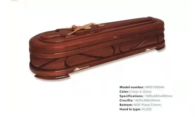 2022 new style  feuneral adult cheapest  wooden coffins  wooden  caskets and coffin box Spanish style