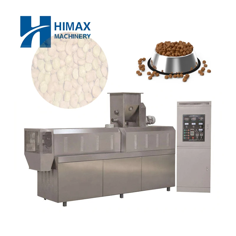 Himax 250kg per hour pet food making machine machine for pet food dog extruder machine