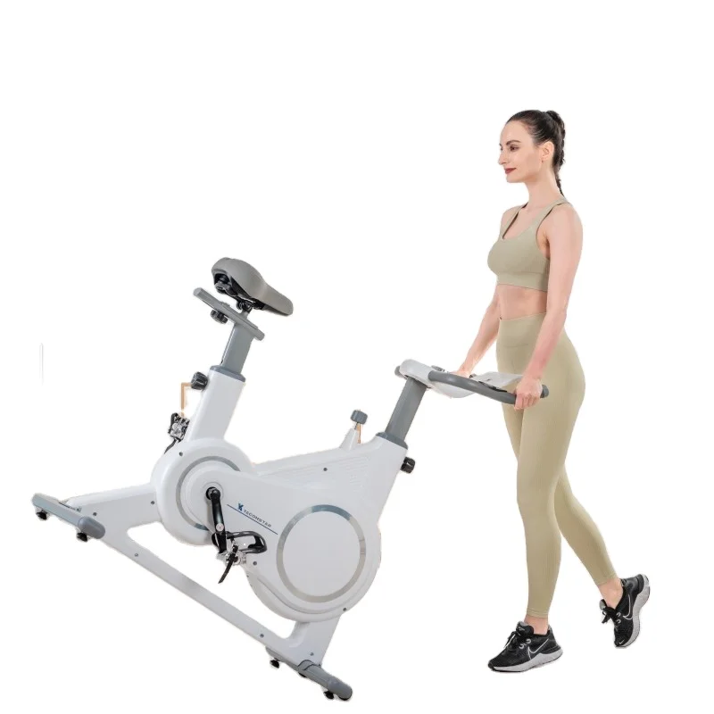 Indoor Used Fitness Exercise Equipment Cardio Exercise Bike Spin Machine Weight Loss Spinning Bicycle with Monitor