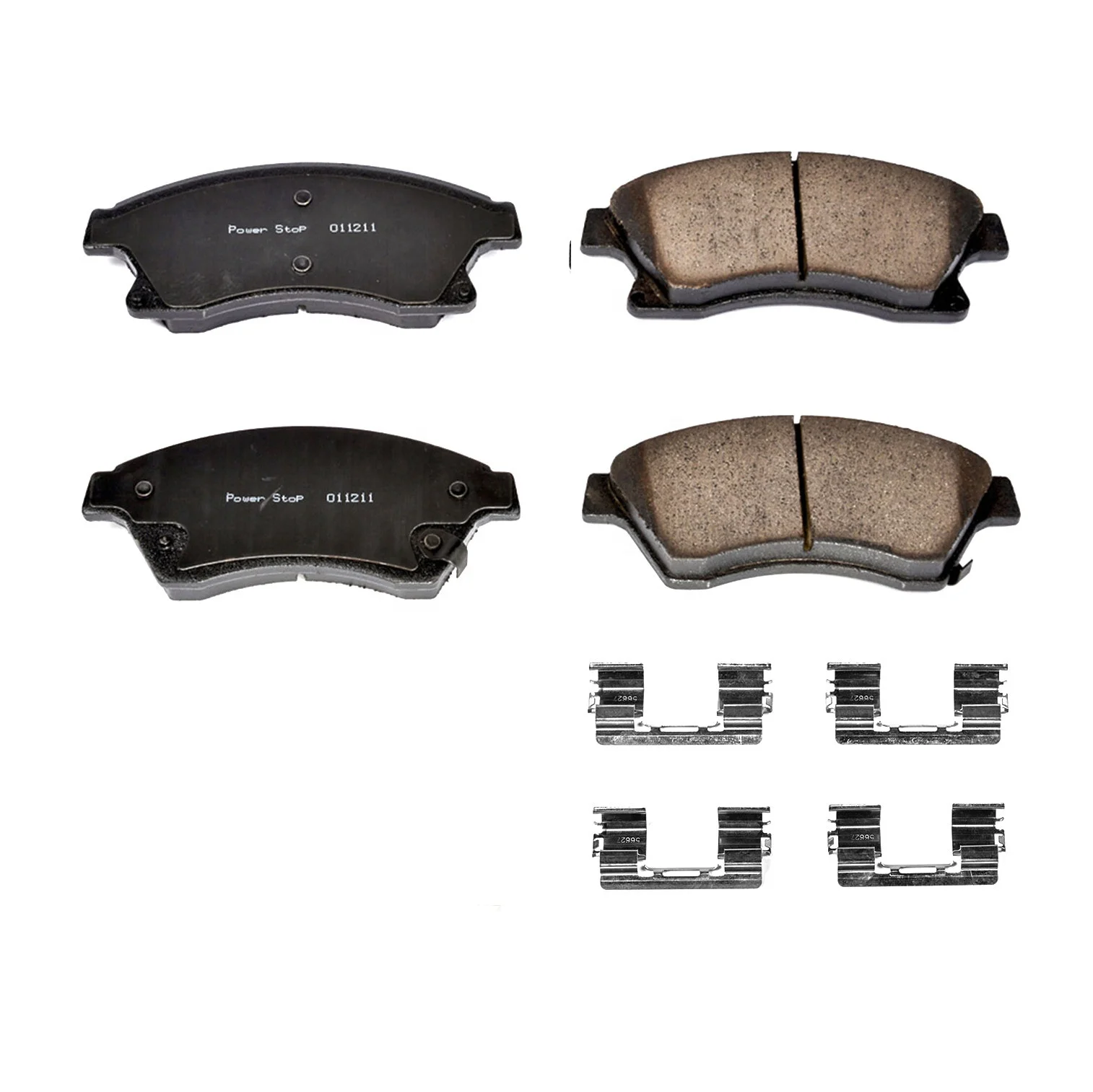 D1522 D1497 Z17 universal brake pads with carbon brake pad material for Chevorlet