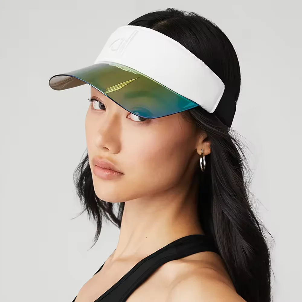 Wholesale AL O Fashion TPU plastic  empty air top Baseball cap trucker hat unisex sun visor hat for sports golf