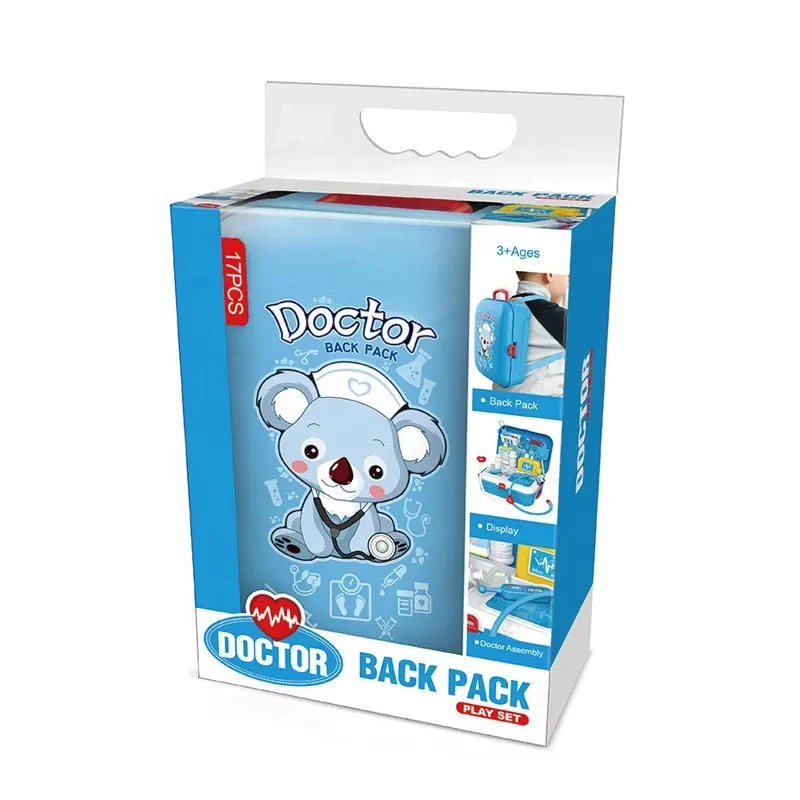 New Kids Toys 17pcs Medical Kit Doctor Nurse Dentist Pretend Roles Play Toy Set For Kid Game Gift Birthday Christmas Gifts