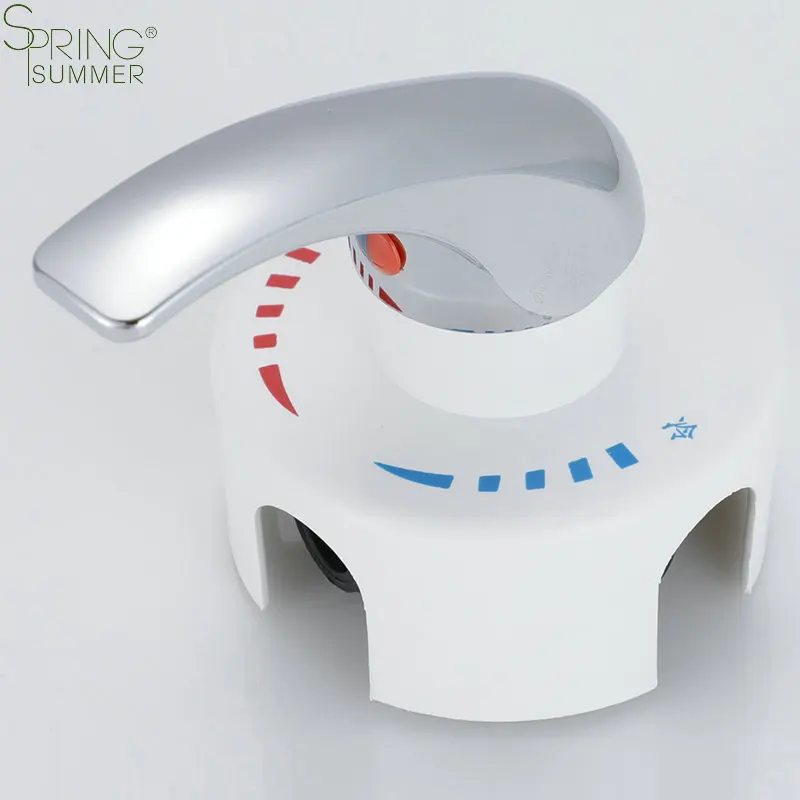 SPING SUMMER Plastic Electric Hot Water Heater Mixer Tap Electric Water Heater Faucet