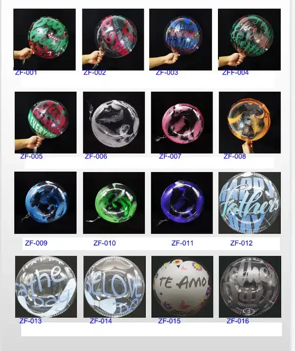 Wholesale Bobo Balloon 18/20/24/inch Holiday Party Light Bobo Balloon Led with Helium Birthday Balloons for Decoration