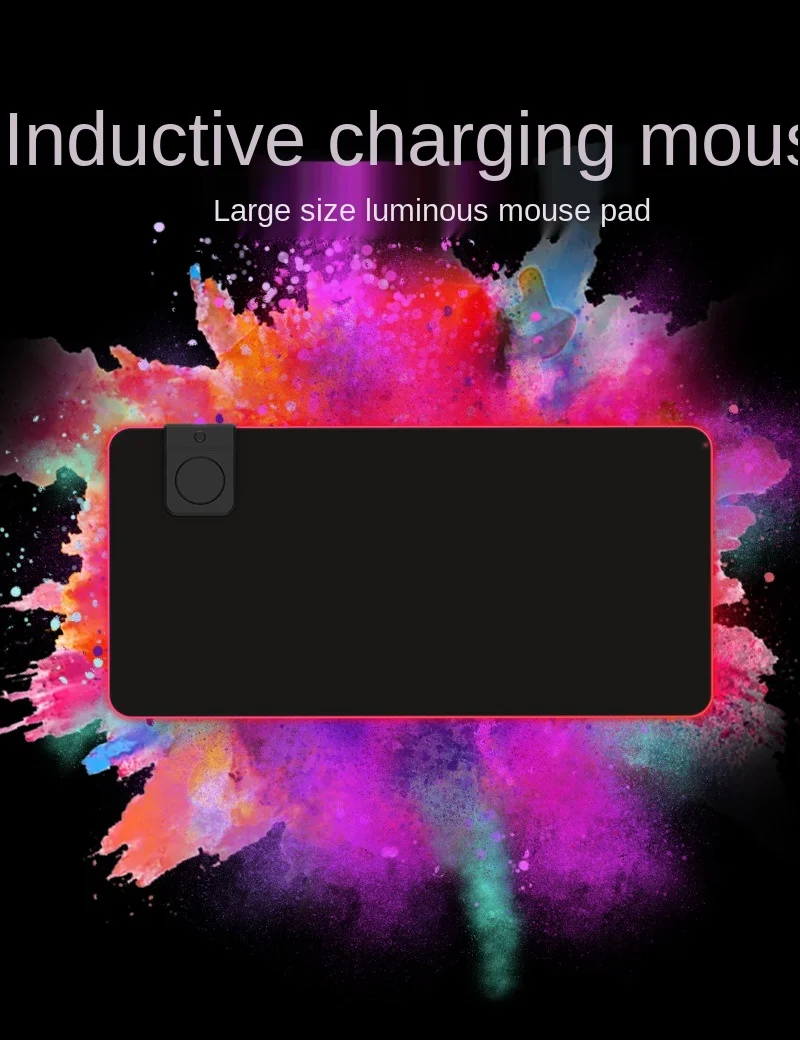 
wireless charger can extend the RGB gaming mouse pad 