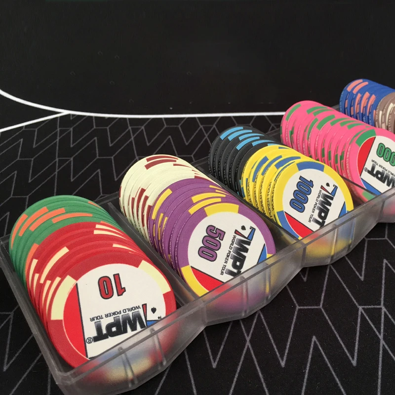 Wholesale Poker Chip Set Ceramic Poker Chips Customized Playing Card Chips for Casino Manufacturer in China