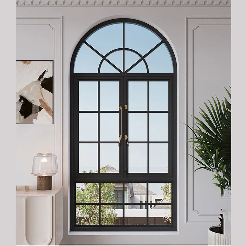 Custom Models New Stained Glass Aluminum Impact Windows Hurricane Proof Window Grill For Home