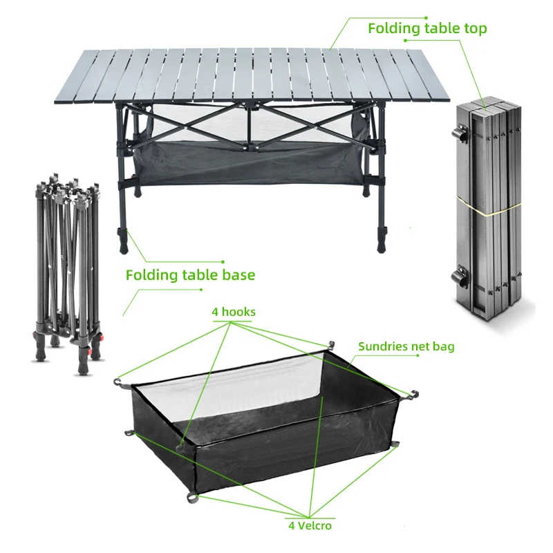 Custom Hot Sale Camping Portable Outdoor Wholesale Folding Lift Table