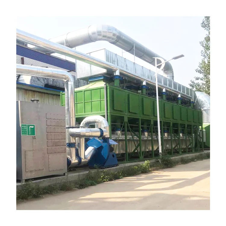 Paint spray exhaust gas treatment device RCO catalytic combustion equipment