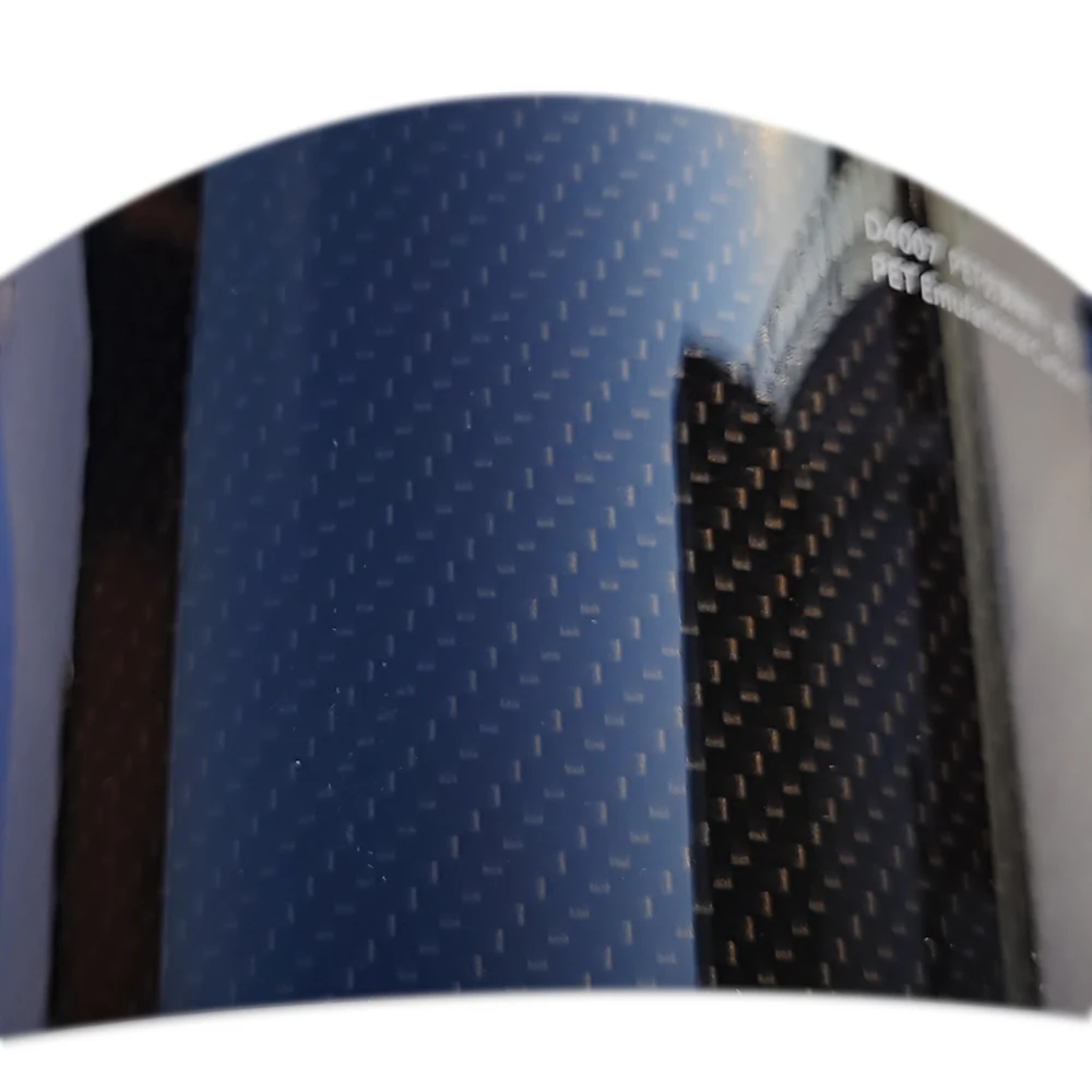 TSAUTOP 1.52*18m PET Liner Gloss Emulational Carbon Fiber Wrap Car Wrap Cost