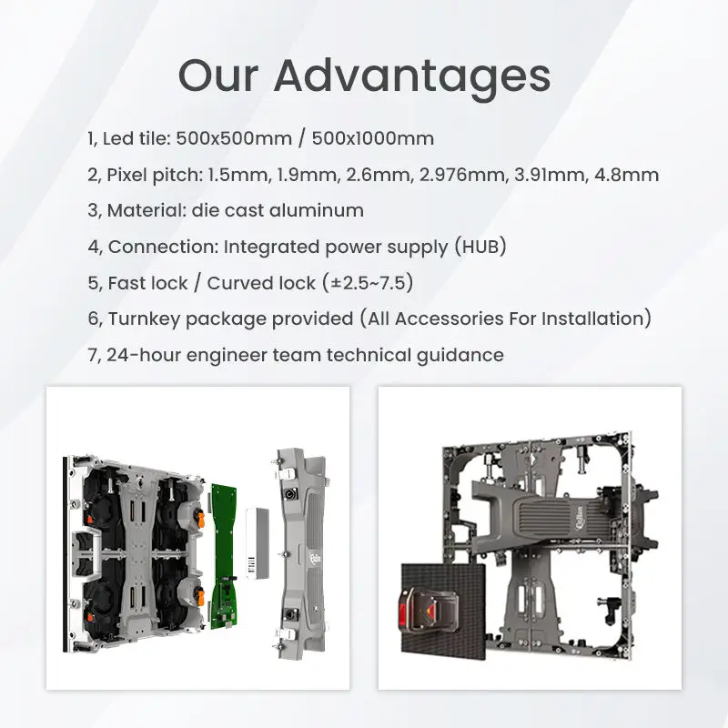 Wholesale High Resolution P3.91 P4.81 LED Display Indoor Outdoor Concert HD Rental Video Wall Panel for Advertising