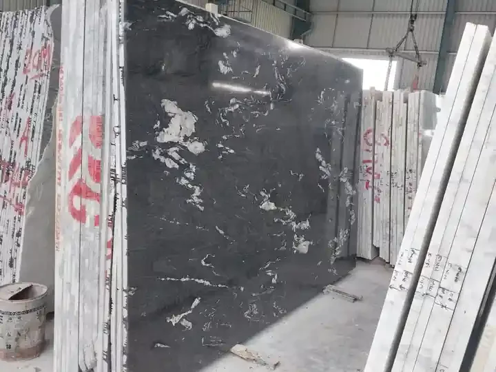 Export Quality Granite Graphite Black Gangsaw Slab Natural Stone for Wall Interior Available at Wholesale Price