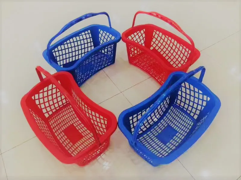 Excellent Quality New Design Luxury Arc Single Handle Basket For Supermarket Shopping