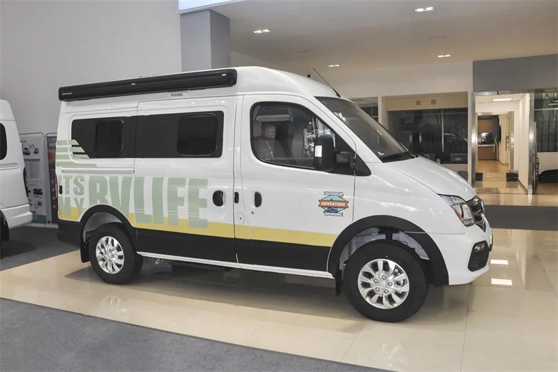 Hot Selling 2024 Family Travel Vehicles SAIC Maxus V80 5 Seats High Roof RV Motorhome Camper Van for Sale