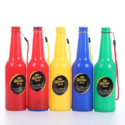 Manufacturer Direct Marketing Creative Plastic Beer Bottle Horn for Football Game (1600289394349)