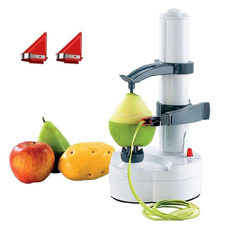 C443 Multifunction Electric Peeler For Fruit Vegetables Kitchen Potato Cutter Machine Stainless Steel Automatic Apple Peeler