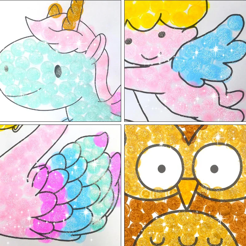 
2020 Amazon hot-sale 6-PK Educational drawing dot markers for Preschoolers and kids 