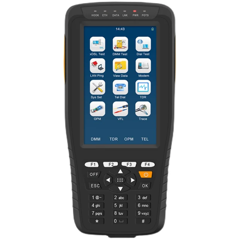 All Functions VDSL Modem VDSL2 Tester TM-600 WAN & LAN Tester xDSL Line Test Equipment with OPM+VFL+Tone Tracker+TDR TM600