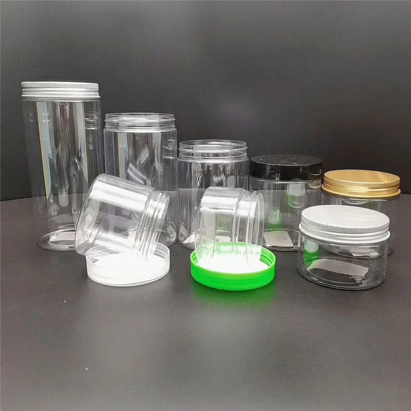 
Scrub Bath Salt Frosted Plastic Jar With Wood Spoon For Massage BSS-040C 