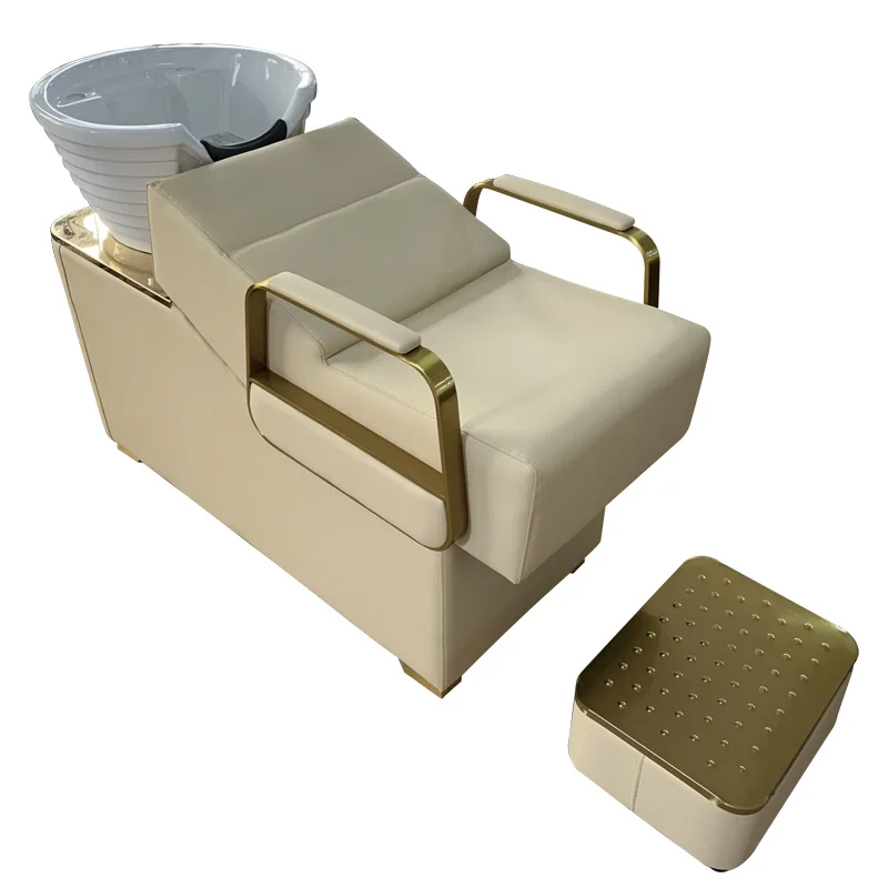 Factory Price beauty Salon Furniture Hair Salon barber shop Shampoo Bowl Black Backwash Shampoo Chair
