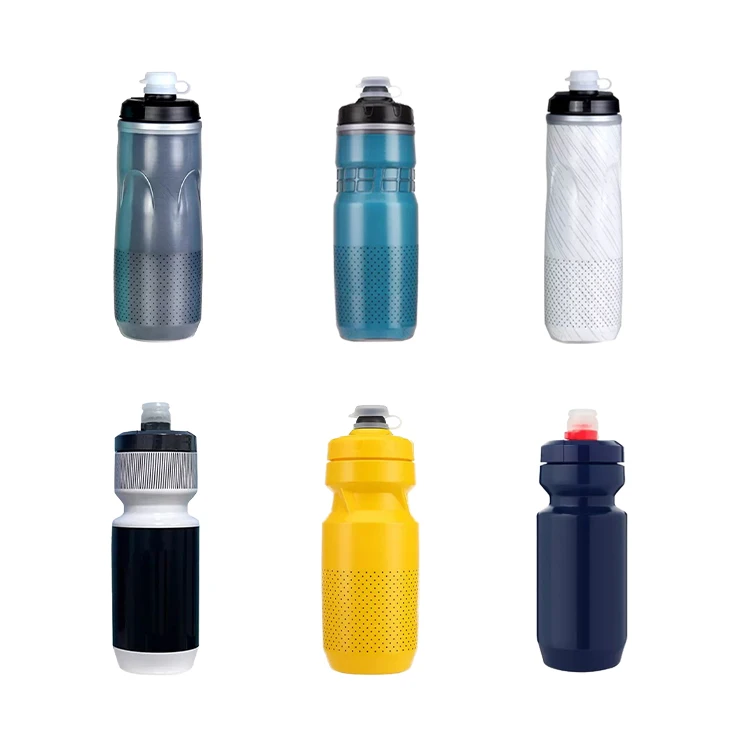 Сублимационная биоразлагаемая индивидуальная Изолированная велосипедная портативная бутылка для холодной воды с маленьким горлышком и логотипом на заказ