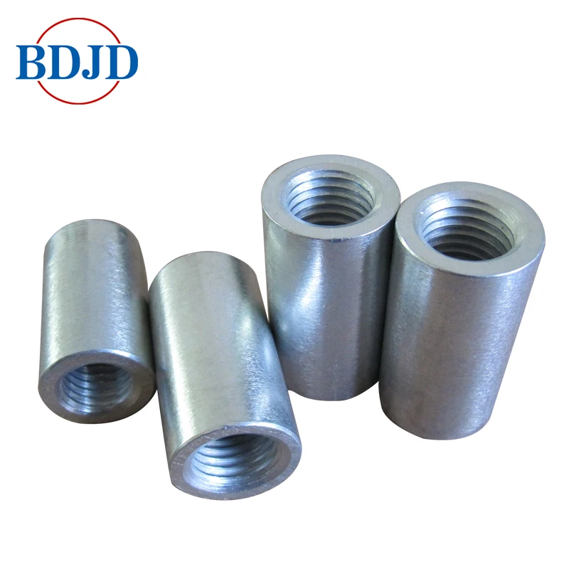 Modern Design Carbon Steel Mechanical Coupler Rebar Splicing Joint Parallel Thread Steel Bar Connector Building Industrial Use