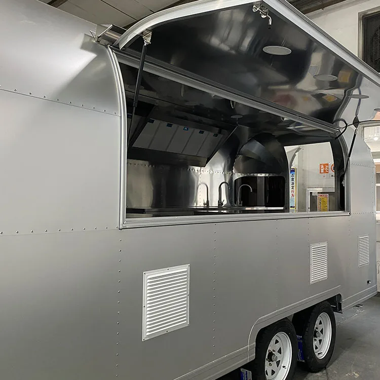 Food Catering Food Trailers Fully Equipped Taco Truck Mobile Kitchen Pizza Coffee Cart BBQ Trailers Cheap Mobile Food Truck