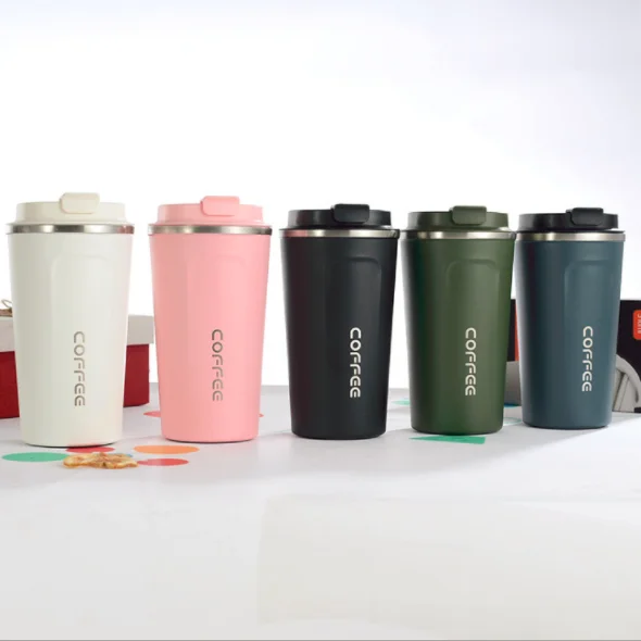 New Products Double Wall Stainless Steel Travel Cups Leak Proof Thermal Mugs Insulated Thermos Coffee Cups