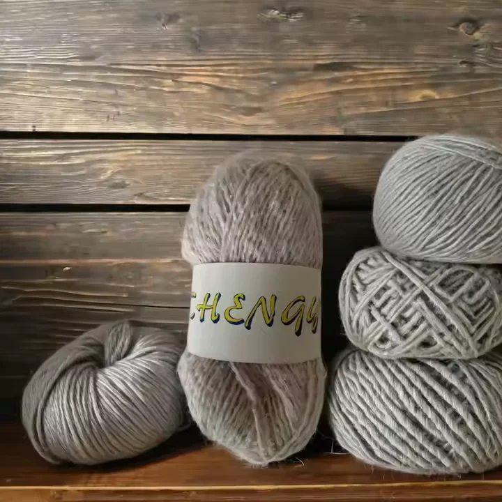 Yarncrafts Multi Color Fine Feathery Faux Mohair 7.5NM Knit 100% Nylon Crochet Yarn